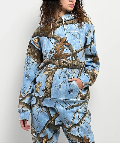 Empyre x Realtree Blue Camo Boxy Hoodie