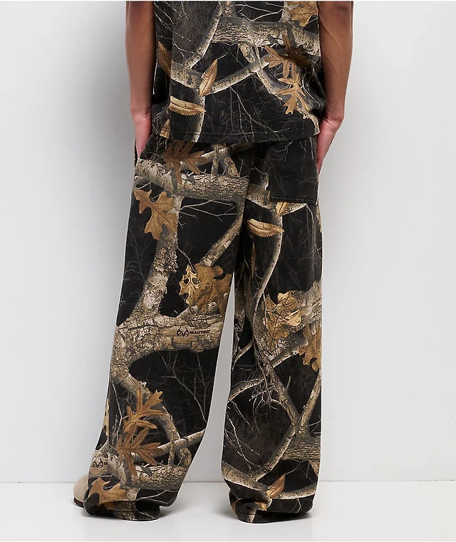 Empyre x Realtree EDGE Colors Black Camo Baggy Sweatpants