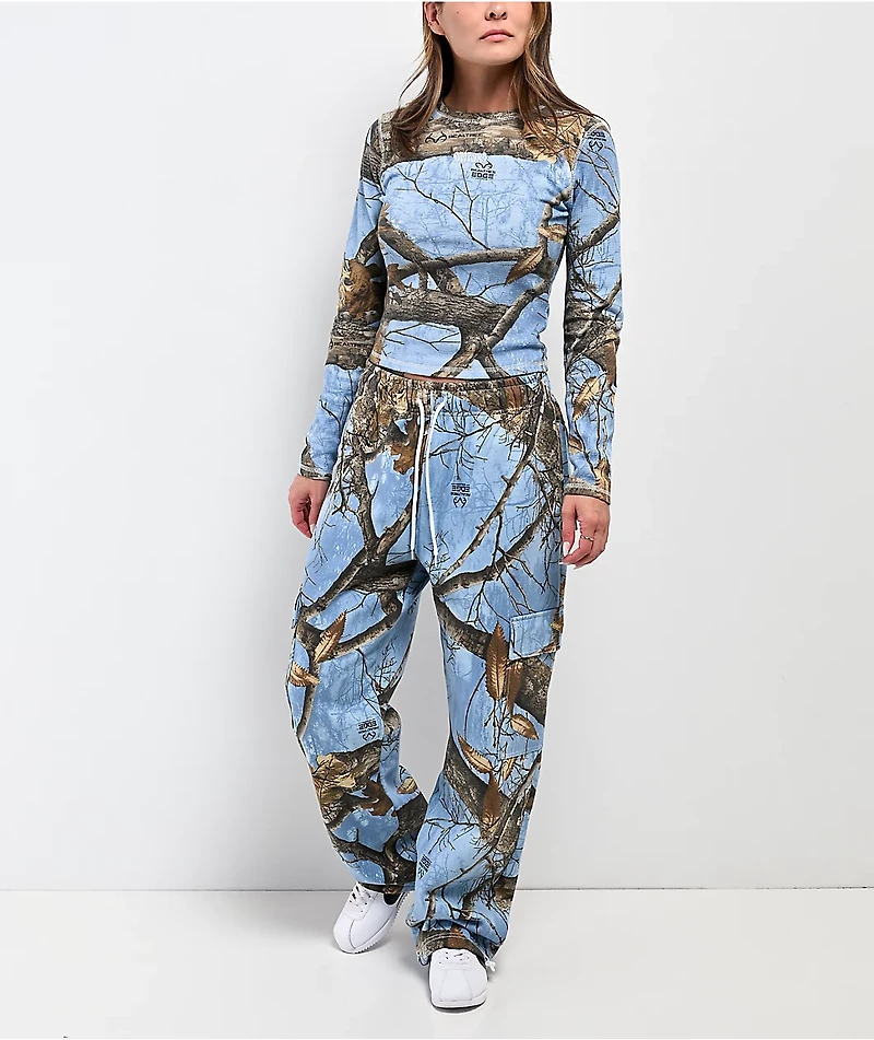 Empyre x Realtree EDGE Colors Blue Camo Long Sleeve Thermal T-Shirt