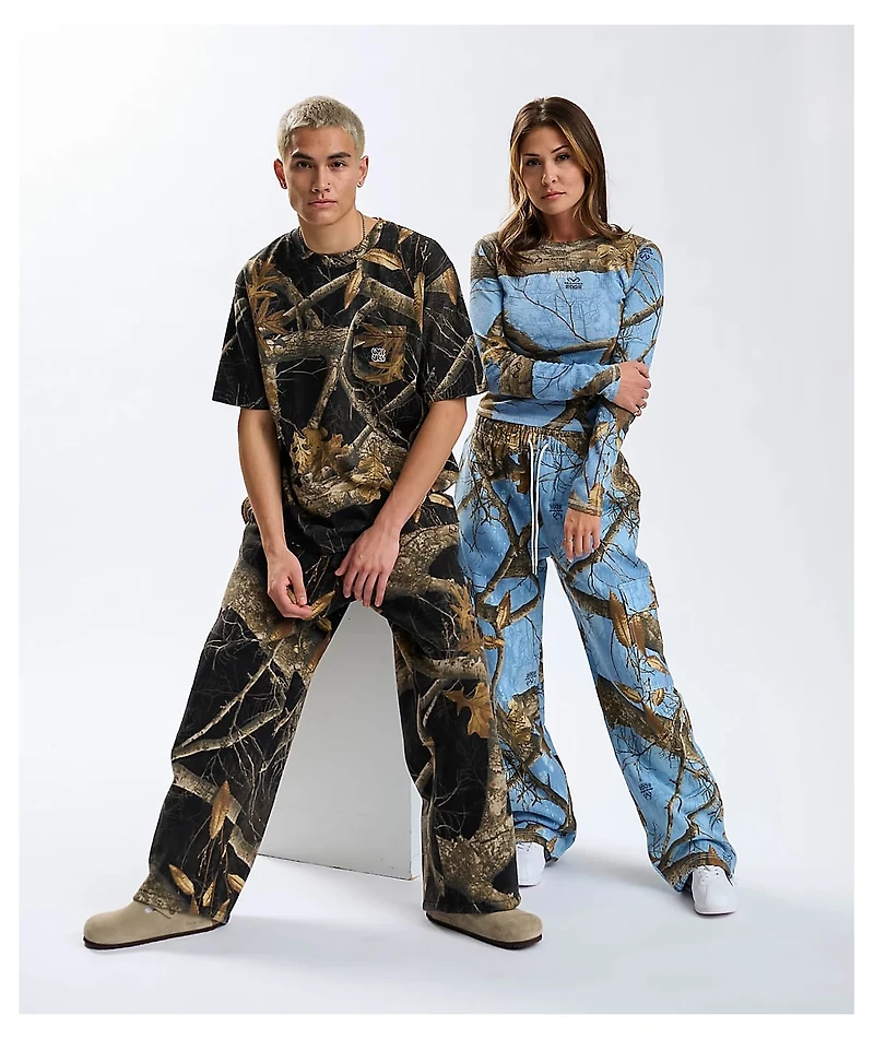 Empyre x Realtree EDGE Colors Blue Camo Long Sleeve Thermal T-Shirt