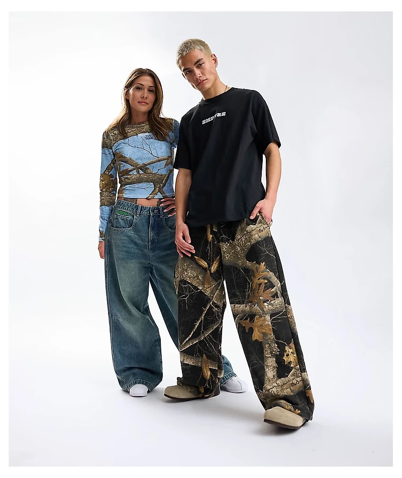 Empyre x Realtree EDGE Colors Blue Cargo Sweatpants