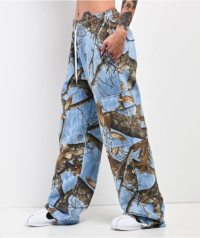 Empyre x Realtree EDGE Colors Blue Cargo Sweatpants