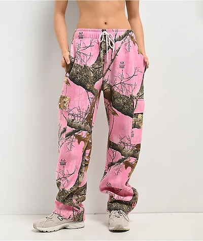 Empyre x Realtree EDGE Colors Pink Cargo Sweatpants