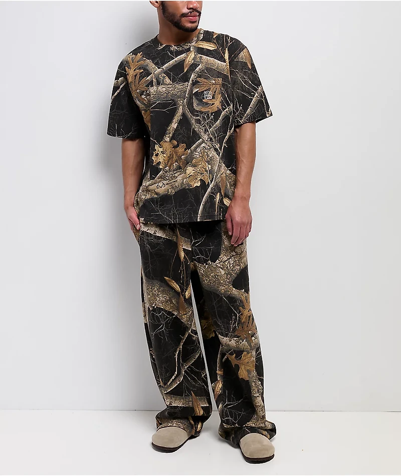 Empyre x Realtree Edge Black Camo Baggy Sweatpants