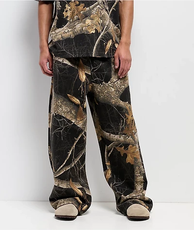 Empyre x Realtree Edge Black Camo Baggy Sweatpants