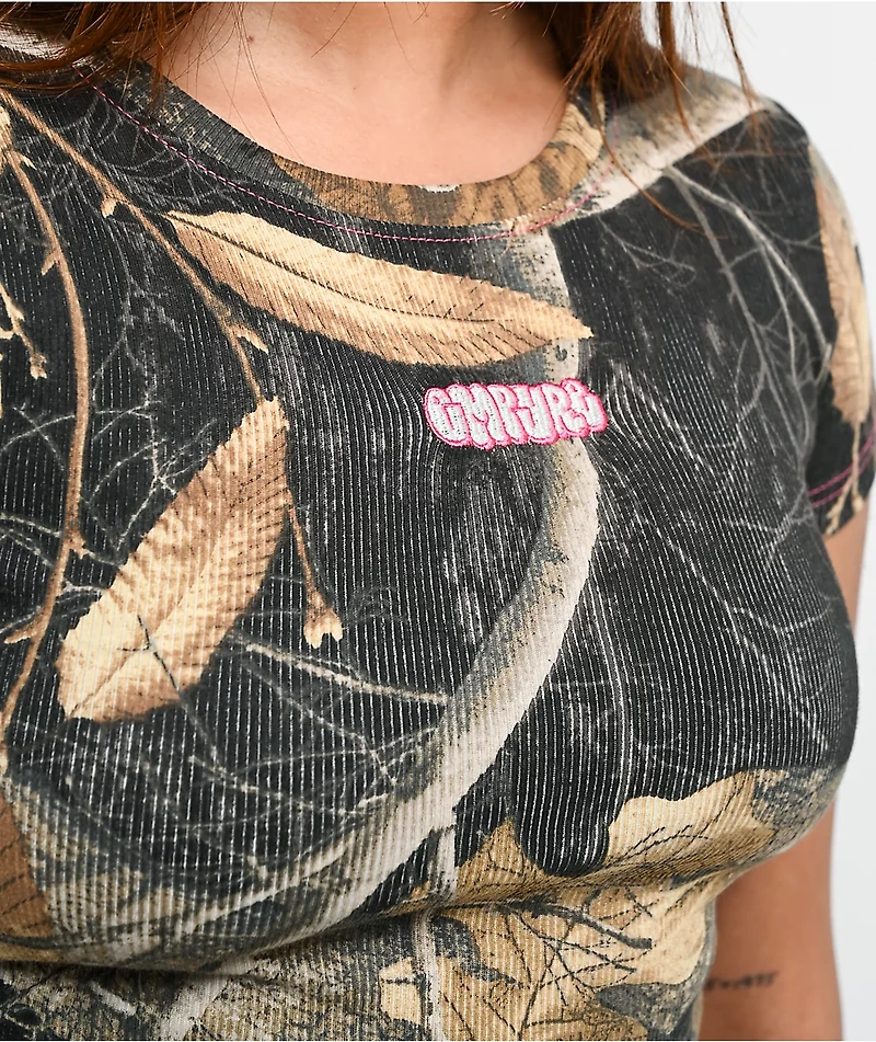 Empyre x Realtree Edge Black Camo Crop T-Shirt