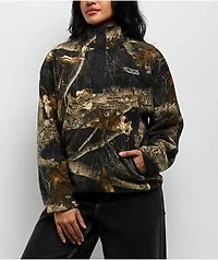 Empyre x Realtree Edge Black Quarter Button Up Fleece Jacket