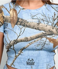 Empyre x Realtree Edge Blue Camo Crop T-Shirt