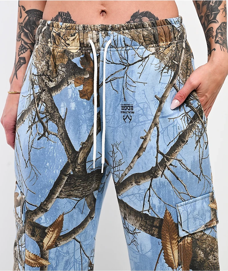 Empyre x Realtree Edge Blue Cargo Sweatpants