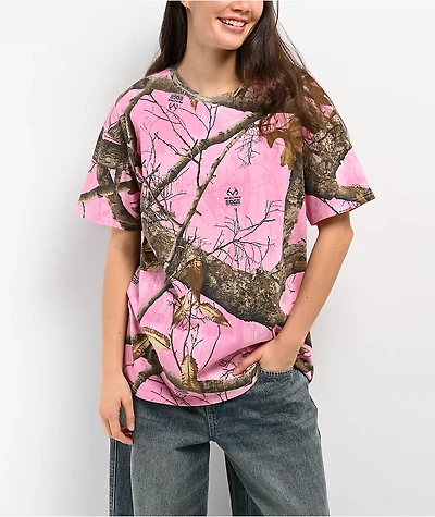 Empyre x Realtree Edge Maeve Pink Camo T-Shirt