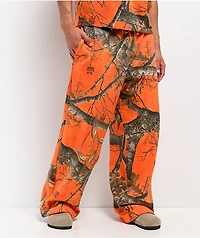 Empyre x Realtree Edge Orange Camo Baggy Sweatpants