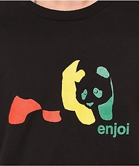 Enjoi Rasta Panda Black T-Shirt