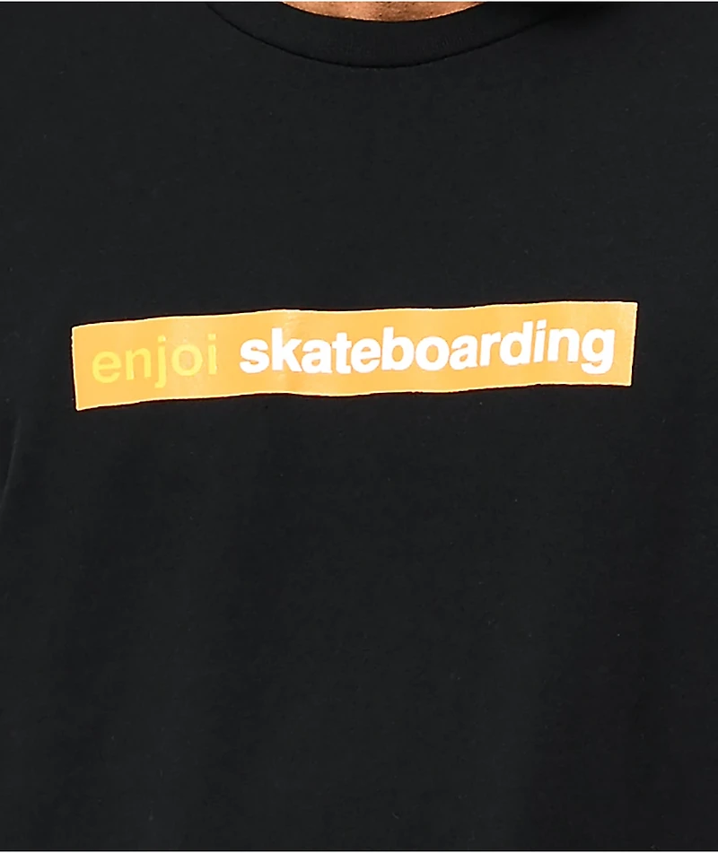 Enjoi Skateboarding Black T-Shirt