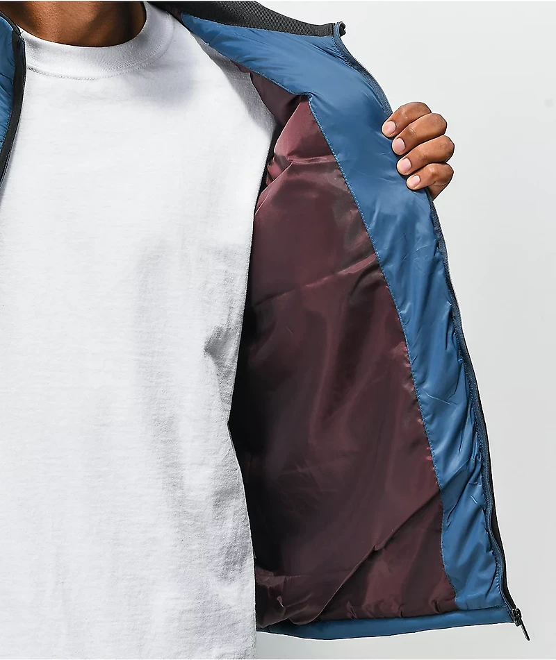 Enjoi Titanic Navy Puffer Vest