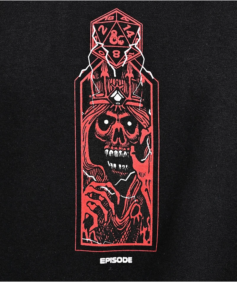 Episode x Dungeons & Dragons Lich King Black T-Shirt