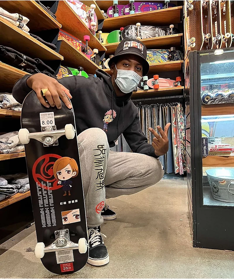 Episode x Jujutsu Kaisen Black Layout 8.0" Skateboard Deck