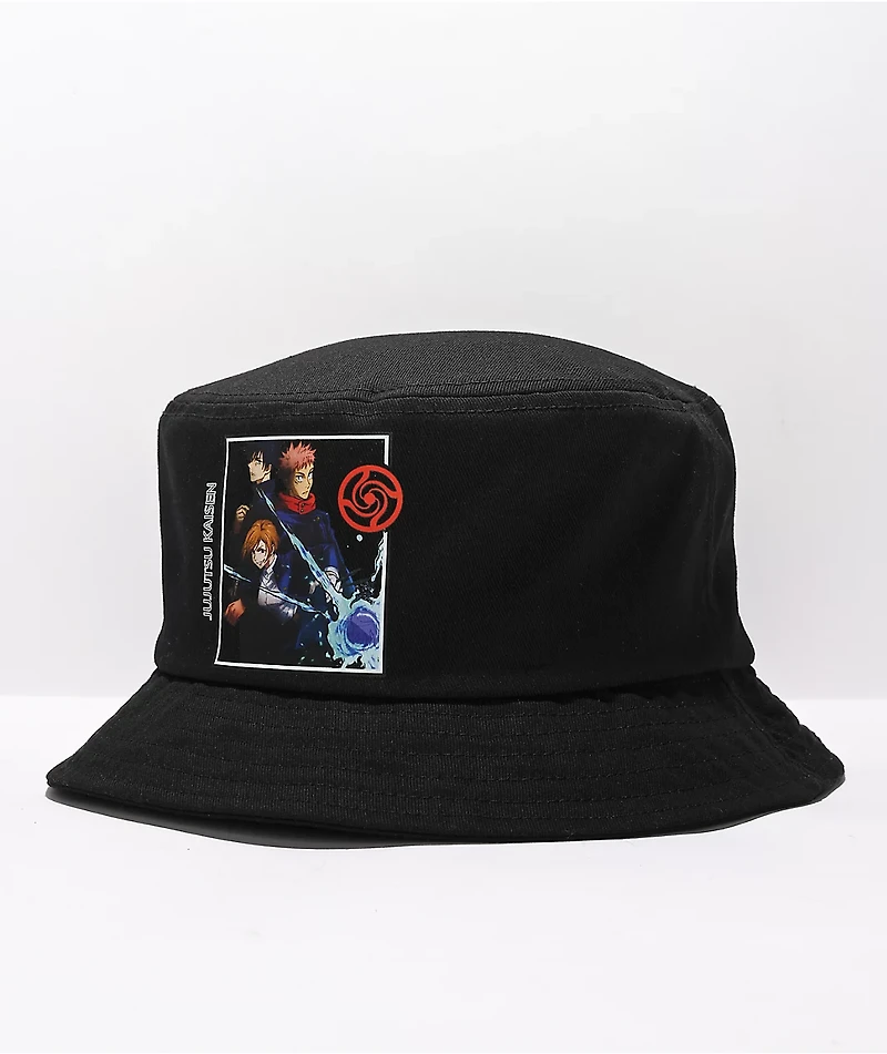 Episode x Jujutsu Kaisen First Years Black Bucket Hat