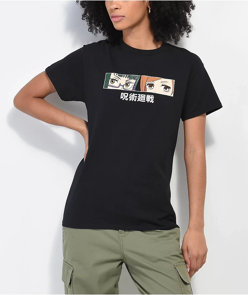 Episode x Jujutsu Kaisen Friends Black T-Shirt