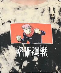 Episode x Jujutsu Kaisen Itadori Black Bleach Dye T-Shirt