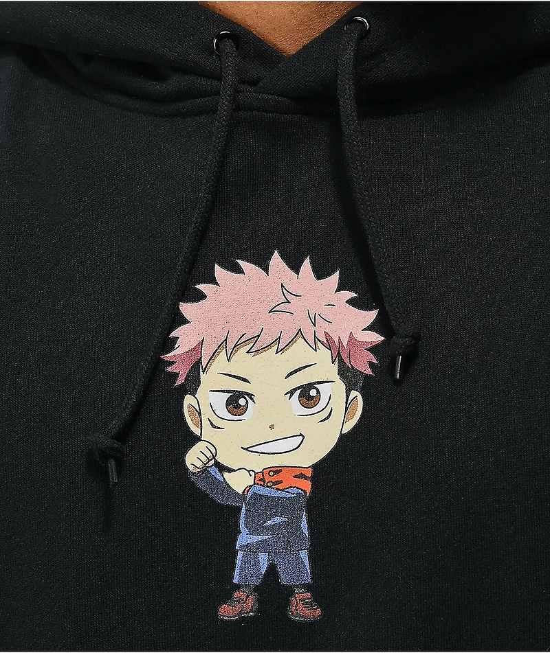 Episode x Jujutsu Kaisen Itadori Black Hoodie