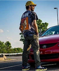 Episode x Jujutsu Kaisen Itadori Black Tie Dye T-Shirt
