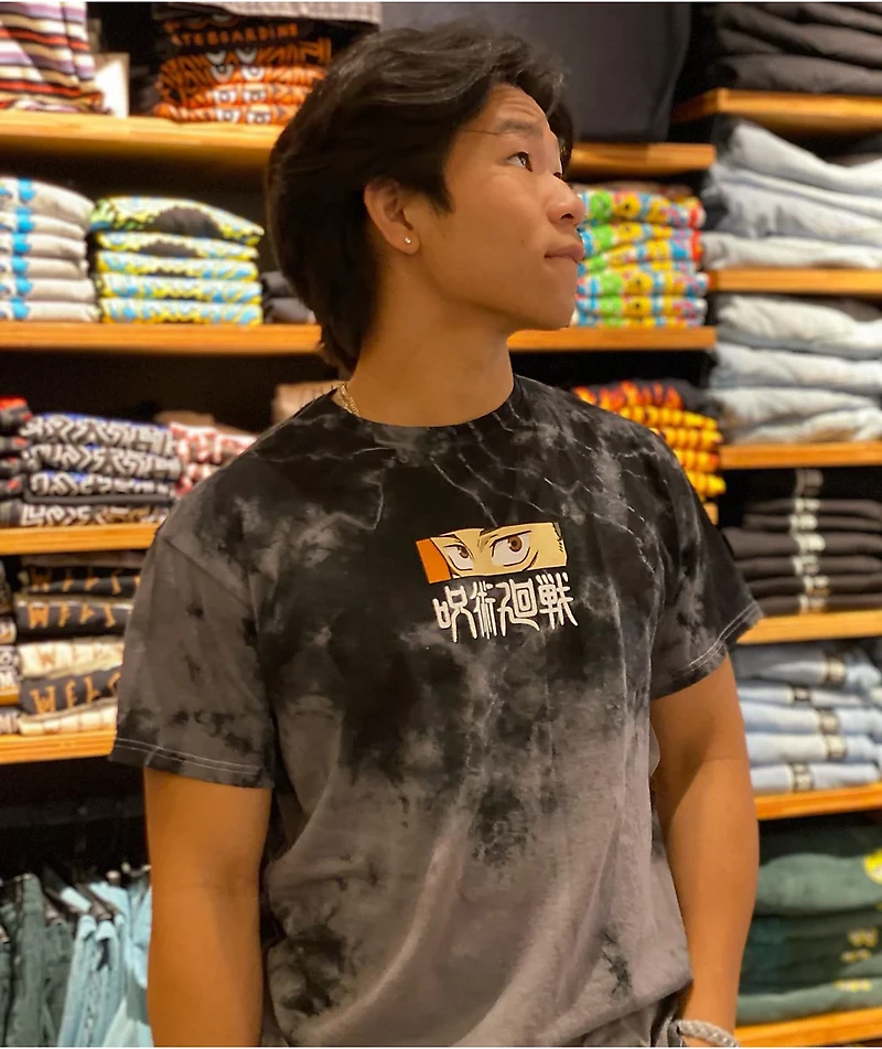 Episode x Jujutsu Kaisen Itadori Black Tie Dye T-Shirt