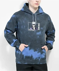 Episode x Jujutsu Kaisen Laughing Gojo Black & Blue Tie Dye Hoodie