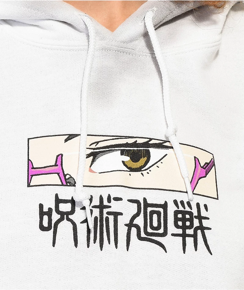 Episode x Jujutsu Kaisen Maki Grey & White Tie Dye Hoodie