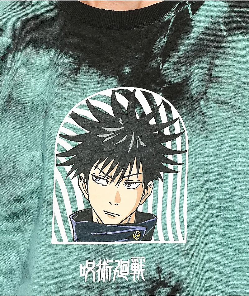 Episode x Jujutsu Kaisen Megumi Green Tie Dye T-Shirt