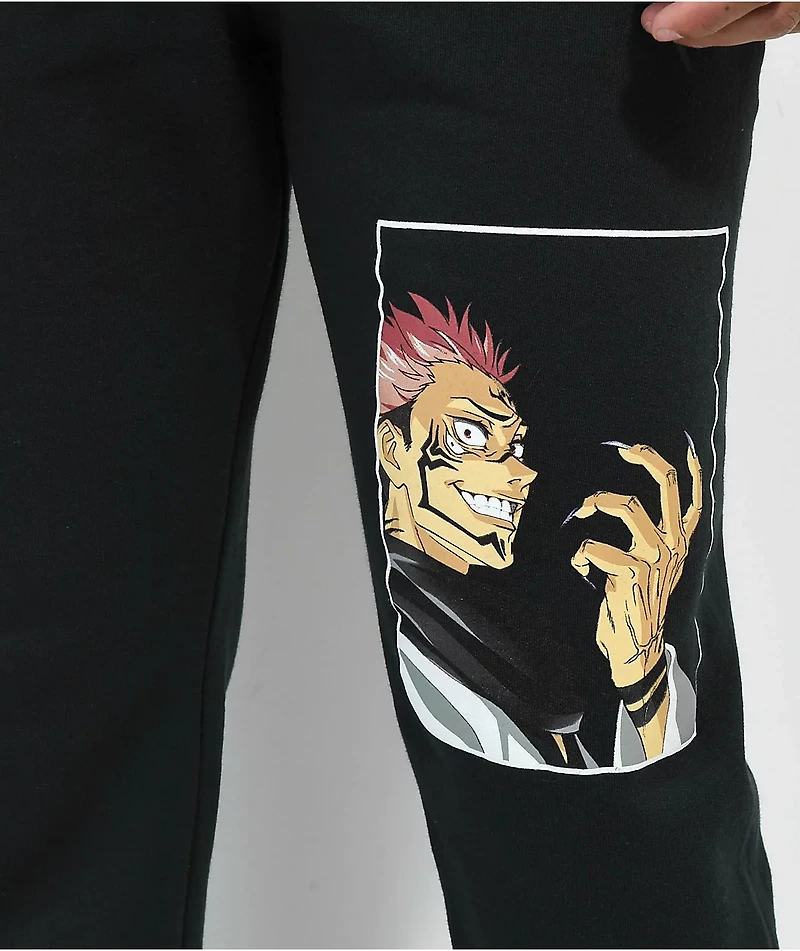 Episode x Jujutsu Kaisen Ryomen Sukuna Black Sweatpants