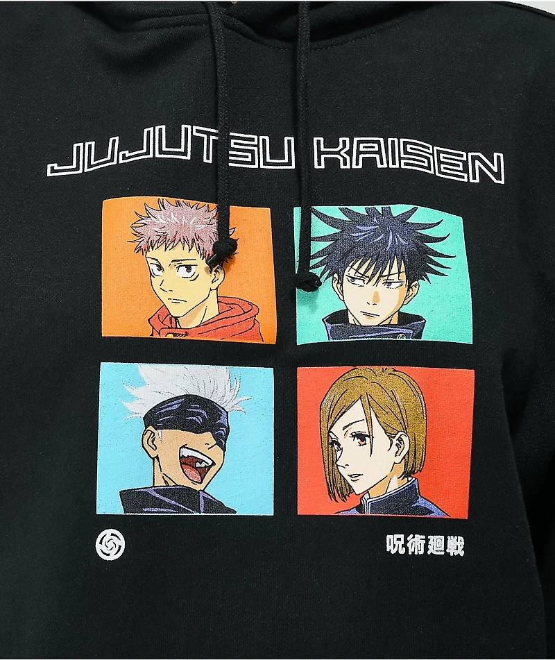Episode x Jujutsu Kaisen Squad Black Hoodie