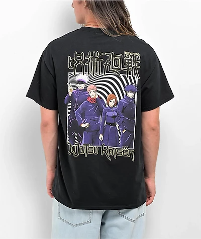 Episode x Jujutsu Kaisen Squad Black T-Shirt