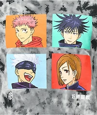 Episode x Jujutsu Kaisen Squad Black Tie Dye Long Sleeve T-Shirt