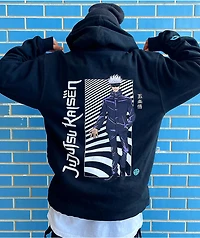 Episode x Jujutsu Kaisen Standing Gojo Black Hoodie