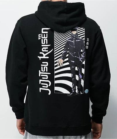Episode x Jujutsu Kaisen Standing Gojo Black Hoodie