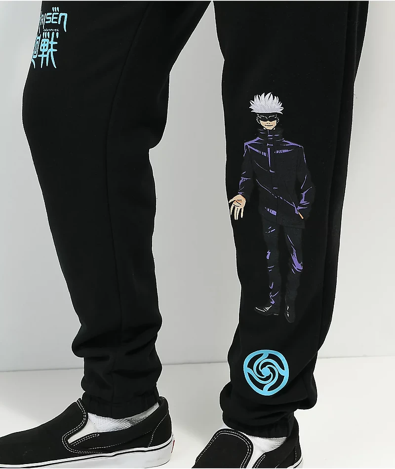 Episode x Jujutsu Kaisen Standing Gojo Black Sweatpants