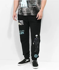 Episode x Jujutsu Kaisen Standing Gojo Black Sweatpants