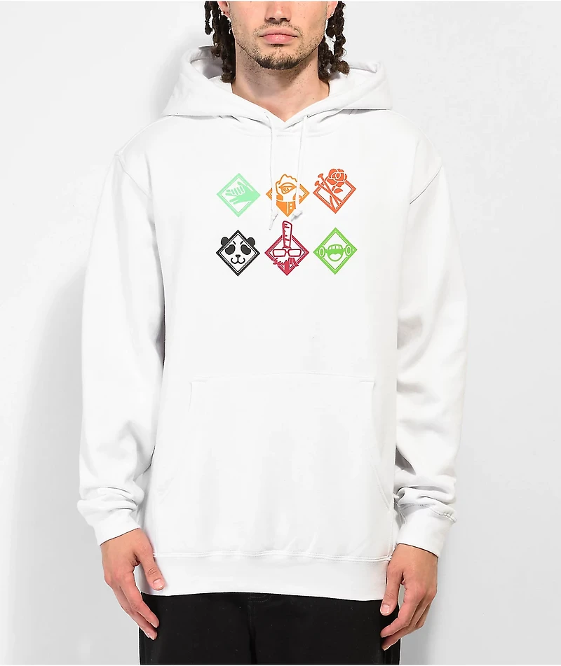 Episode x Jujutsu Kaisen Team Tokyo White Hoodie