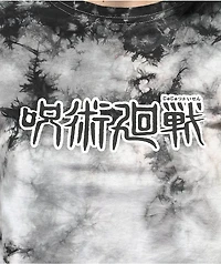 Episode x Jujutsu Kaisen Yuji & Megumi Black Tie Dye Crop T-Shirt