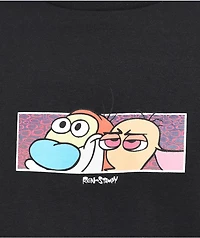 Episode x Ren & Stimpy Blocked Black T-Shirt