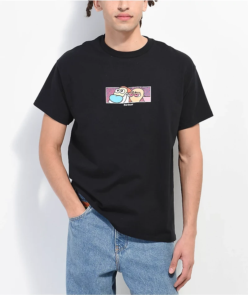 Episode x Ren & Stimpy Blocked Black T-Shirt