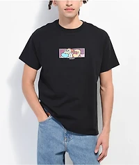 Episode x Ren & Stimpy Blocked Black T-Shirt