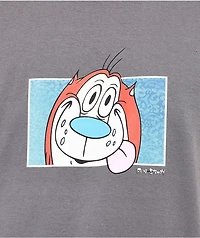Episode x Ren & Stimpy Head Charcoal T-Shirt