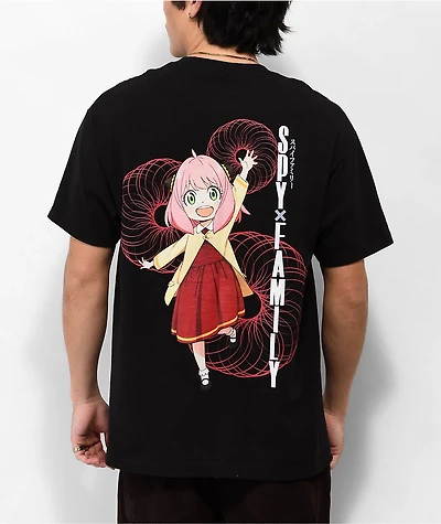 Episode x Spy Family Anya Black T-Shirt