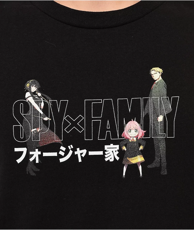 Episode x Spy Family Forger Black T-Shirt