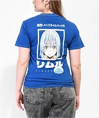 Episode x That Time I Got Reincarnated As A Slime Rimuru & Head Blue T-Shirt