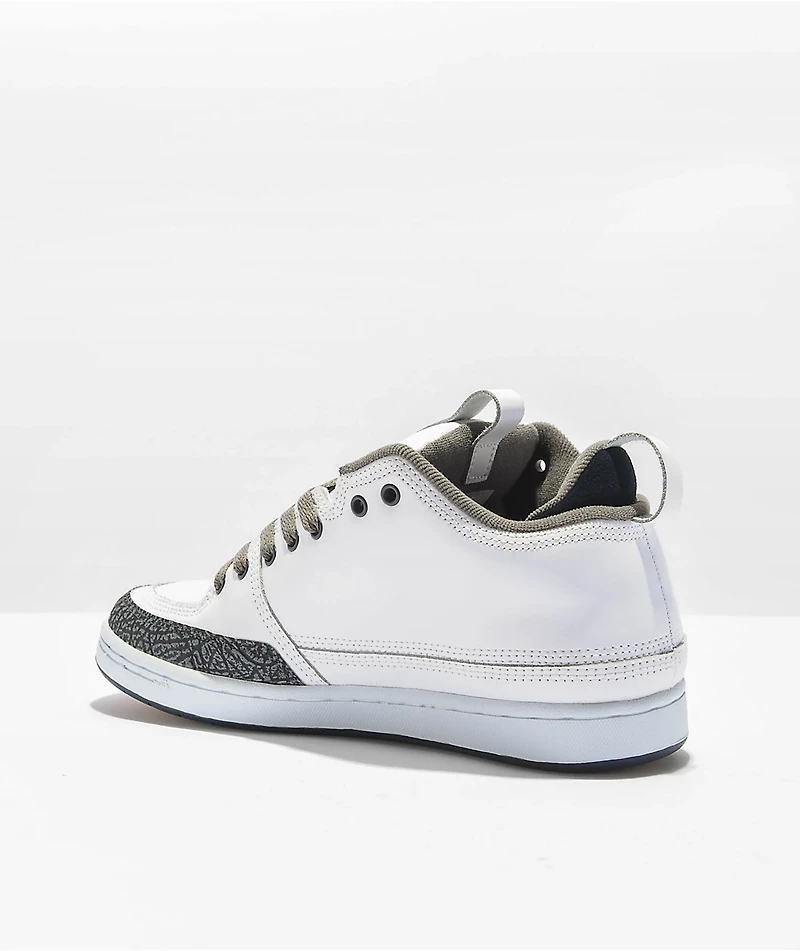 Es Penny 2 White & Navy Skate Shoes