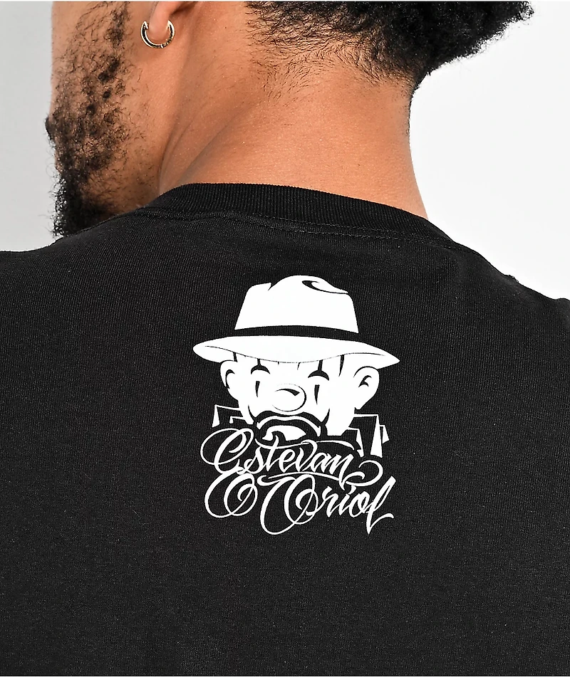 Estevan Oriol Low Girl Black T-Shirt