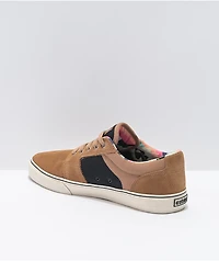 Etnies Barge LS Brown & Black Skate Shoes