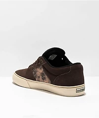 Etnies Barge LS Dark Brown, Black & Brown Skate Shoes